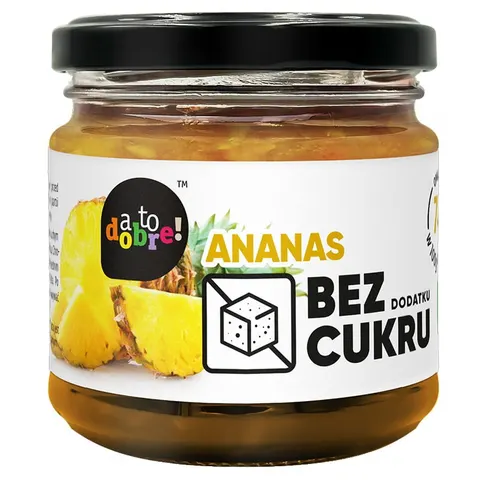 Ananas bez dodatku cukru 195g - A to dobre!