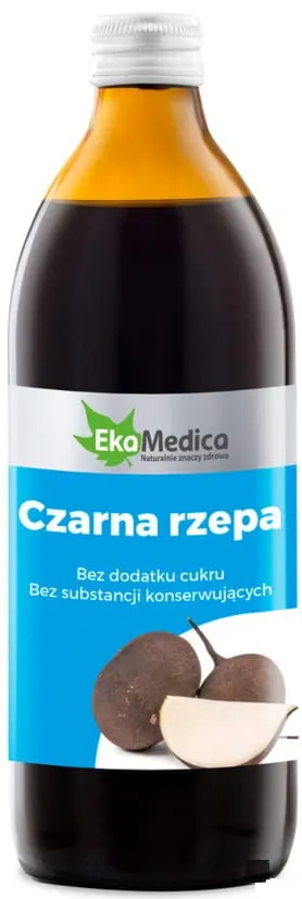 Sok Czarna Rzepa 500ml - EkaMedica