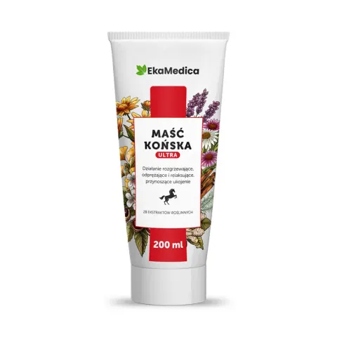 Maść Końska + 28 Ziół 200ml - EkaMedica