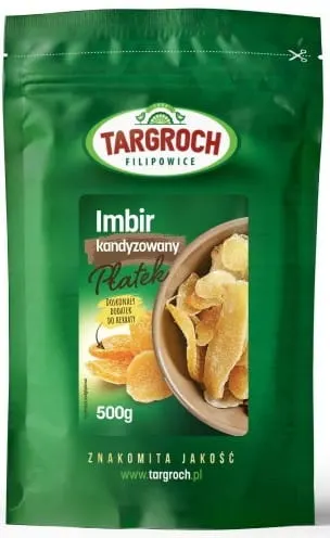 Imbir Kandyzowany Płatek 500g - Targroch