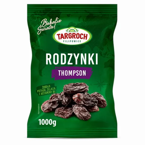 Rodzynki Suszone Thompson 1kg - Targroch
