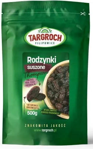 Rodzynki Suszone Thompson 500g - Targroch