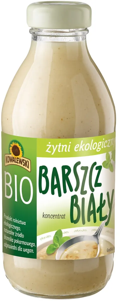 Barszcz Biały Żytni Koncentrat BIO 320ml - Kowalewski