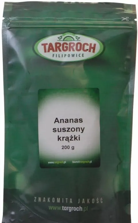 Ananas Suszony Plaster bez dodatku cukru 200g - Targroch