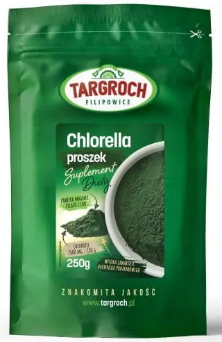 Chlorella Proszek Suplement Diety 250g - Targroch