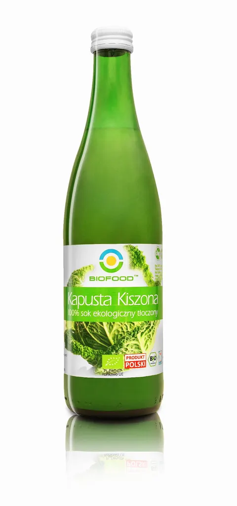 Sok z Kapusty Kiszonej NFC Bezglutenowy Bio 500 ml - Bio Food