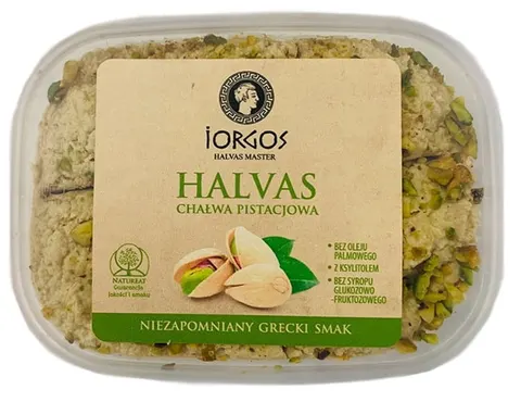 Chałwa pistacjowa z ksylitolem Iorgos, 250g