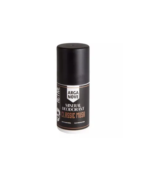 Dezodorant Mineralny Piżmo Męski z Olejem Arganowym Roll-On 50ml - Arganove