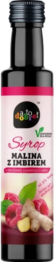Syrop Malinowy z Imbirem 250ml - A To Dobre!
