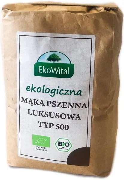 Mąka Pszenna Luksusowa Typ 500 BIO 1kg - EkoWital