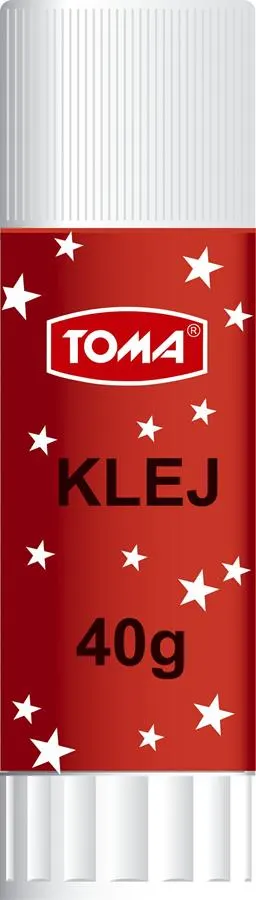 Klej w sztyfcie TOMA - transparentny 40g