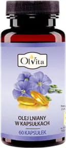 Olej Lniany w Kapsułkach 60 Kapsułek - Olvita