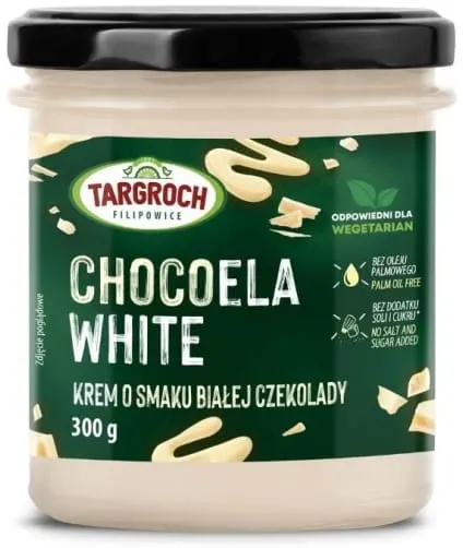 Krem o Smaku Białej Czekolady Chocoela White 300g - Targroch