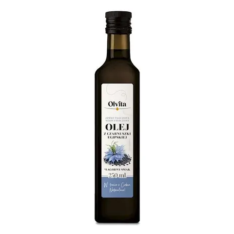 Olej z Czarnuszki Tłoczony w Polsce 250ml - Olvita