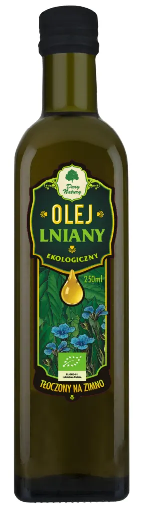 Olej Lniany 250ml - Dary Natury