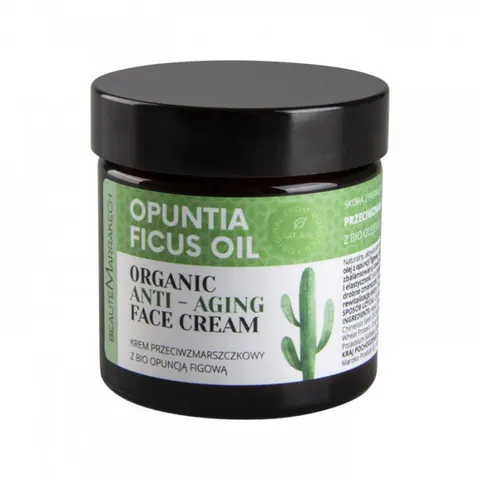 Krem do Twarzy Przeciwzmarszczkowy z BIO Olejem z Opuncji Figowej 50ml - Beaute Marrakech