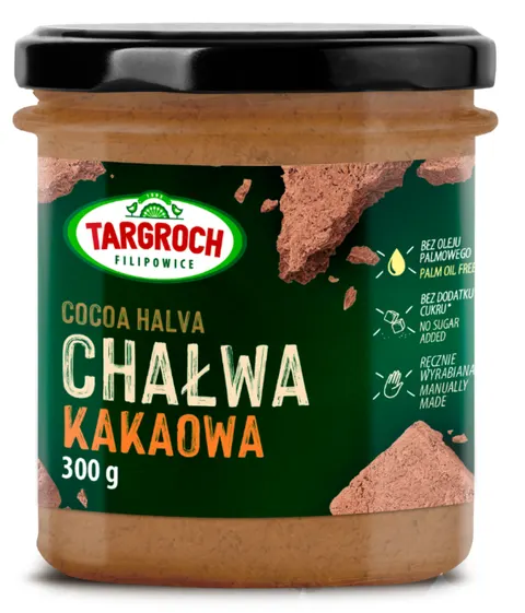 Targroch Chałwa kakaowa bez cukru 300g