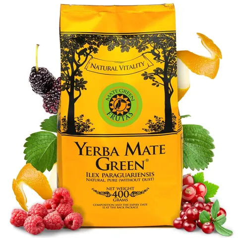 Yerba Mate Green Frutas 400g - Oranżada