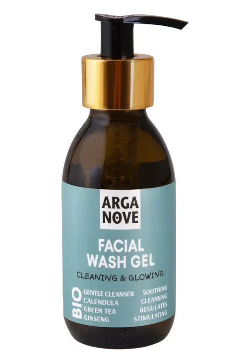 Żel Do Mycia Twarzy Pobudzająco-Rozświetlający BIO 150 ml - Arganove