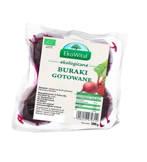Buraki Gotowane BIO 500g - EkoWital