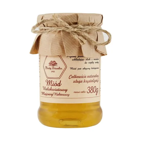 Miód Wielokwiatowy-Majowy Nektarowy 380g - Miody Dworskie
