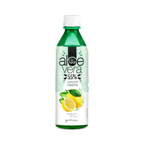 Napój Aloesowy Aloe Vera Lemon Matcha 500ml - ReVito