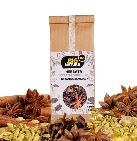 Herbata Czarna Superior Grzaniec Zamkowy 50 g - Big Nature