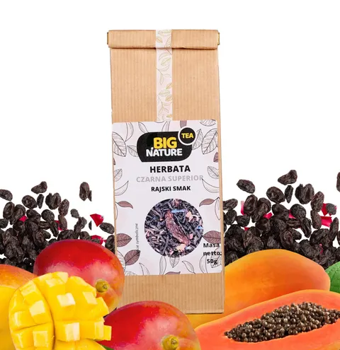Herbata Czarna Superior Rajski Smak 50 g - Big Nature