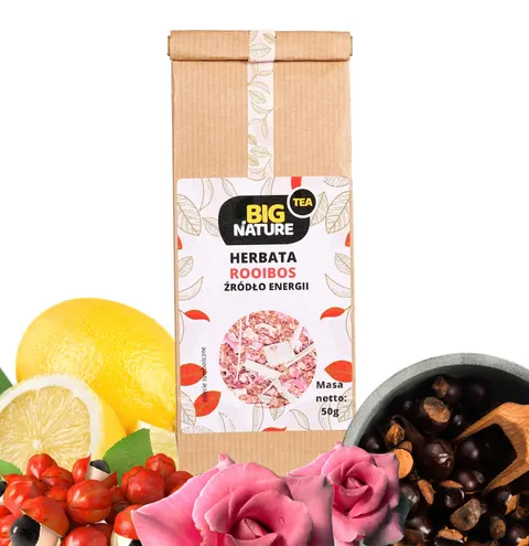 Herbata Rooibos Źródło Energii 50 g - Big Nature