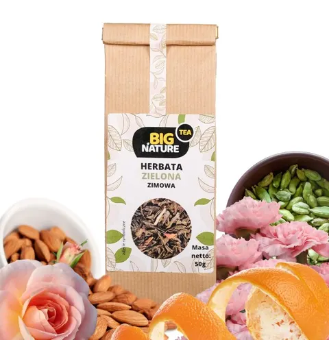 Herbata Zielona Zimowa 50 g - Big Nature