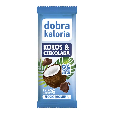 BATON KOKOS&CZEKOLADA 33G DOBRA KALORIA