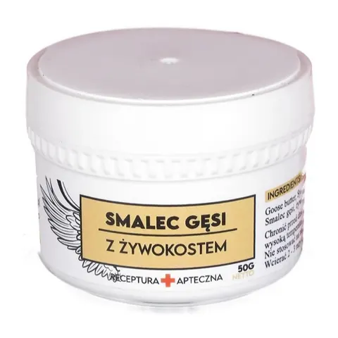 Smalec z Gęsi z Żywokostem 50 g - BJK BIO
