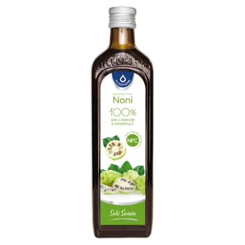 Sok z Owoców Noni z Witaminą C 490 ml - Oleofarm
