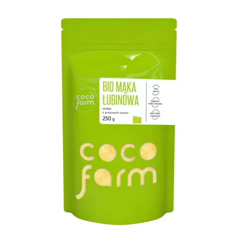 Mąka Łubinowa Proteinowa BIO 250 g - Coco Farm
