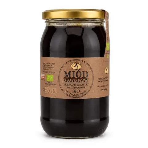 Miód Spadziowy ze Spadzi Jodłowej BIO 1050 g - Bałon