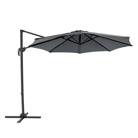 DUŻY PARASOL OGRODOWY - 3,5M GRAFIT