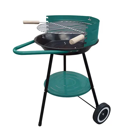 OKRĄGŁY GRILL WĘGLOWY OGRODOWY