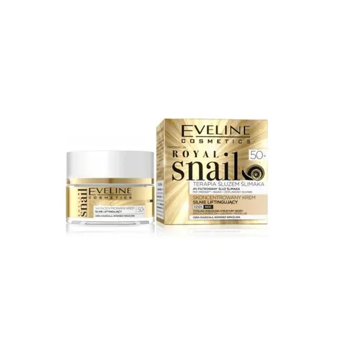 EVELINE ROYAL SNAIL Krem do twarzy 50+, ODMŁADZAJĄCY, 50 ml