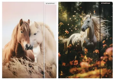 Teczka z gumką A4 Horses STARPAK 298952