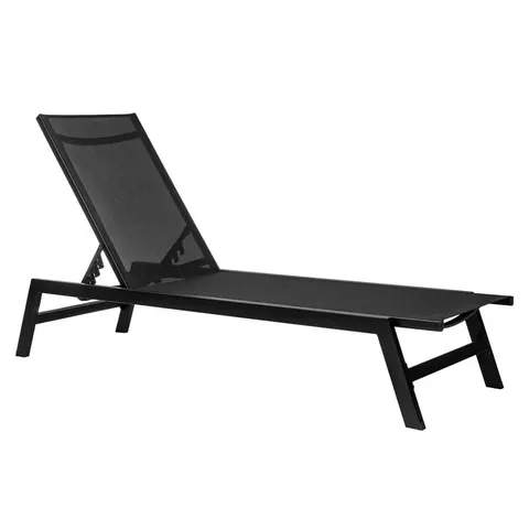 LEŻAK OGRODOWY LORD 60 CM CZARNY