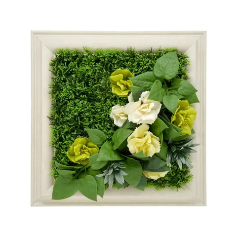 PANEL KOLOROWYCH ROŚLIN EUSTOMA 33X33 CM