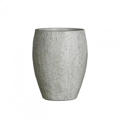DONICA OWALNA CORA 25x25x32 CM JASNA OGRODOWA