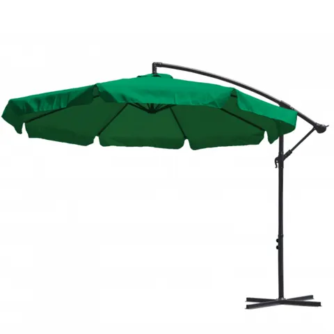 PARASOL OGRODOWY CZAPLA 2 ZIELONY 3M Z DUŻĄ CZASZĄ