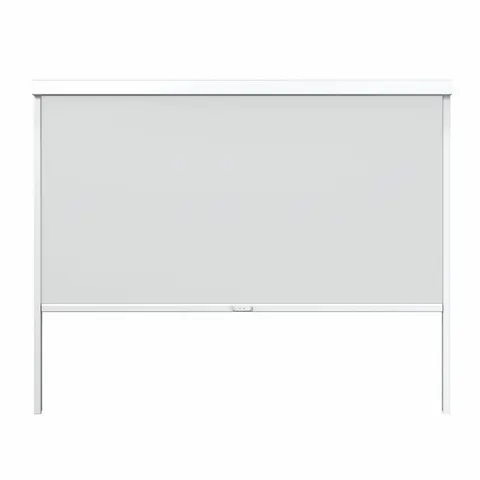 Markiza manualna LUXE 370x238 cm biała – ścianka boczna do pergoli 4 m