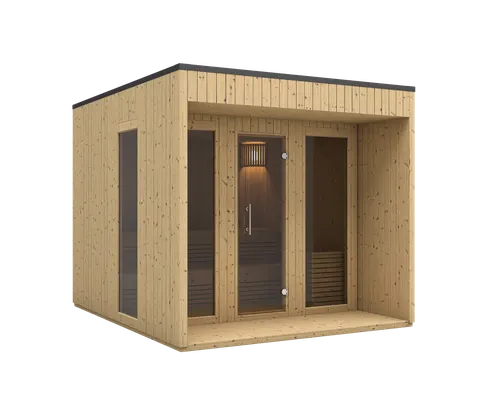 SAUNA OGRODOWA HARMA 250X300 MODUŁ 72 MM