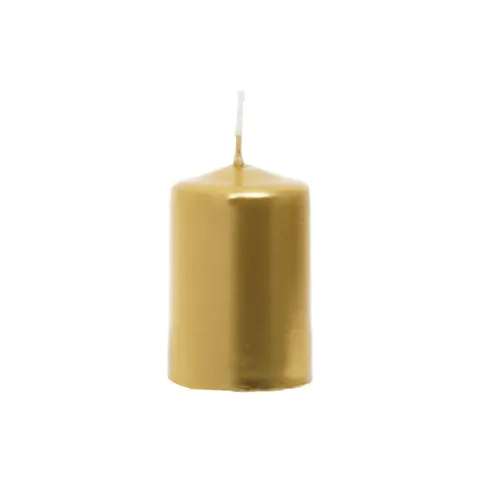 Świeca wotywna złota 6 cm