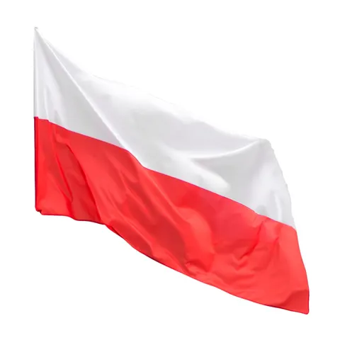 Flaga narodowa Polska 100 x 70 cm
