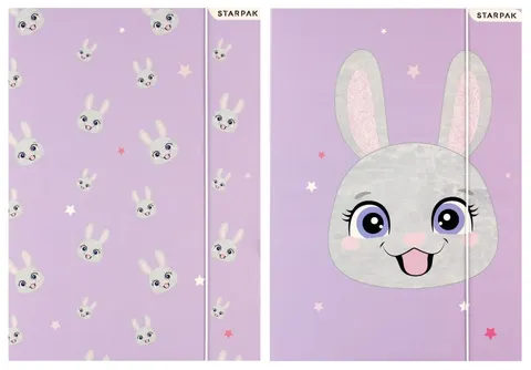 Teczka z gumką A4 Rabbit STARPAK 536513