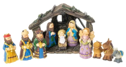 Szopka bożonarodzeniowa 11 figurek 8cm