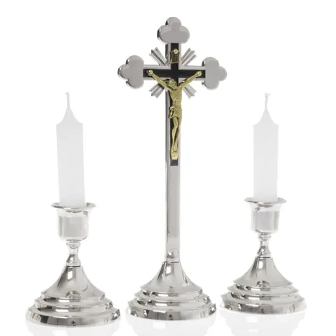 Komplet kolędowy tradycyjny srebrny 22 cm